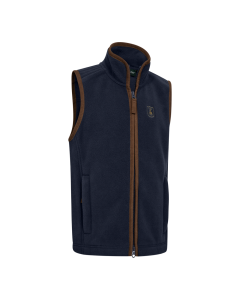 4639 Deerhunter Youth Cumbria Fleece Weste - Dunkelblau
